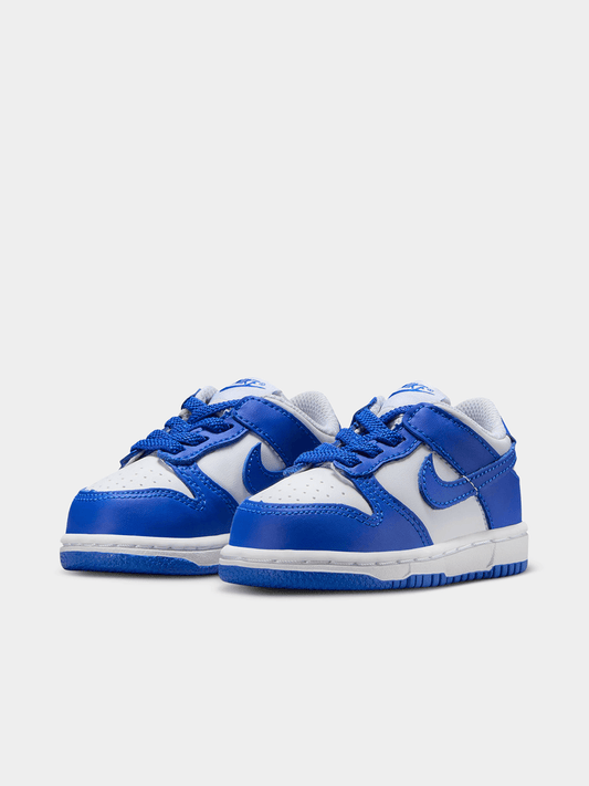 Nike Toddlers Dunk Low White/Royal Blue Sneaker